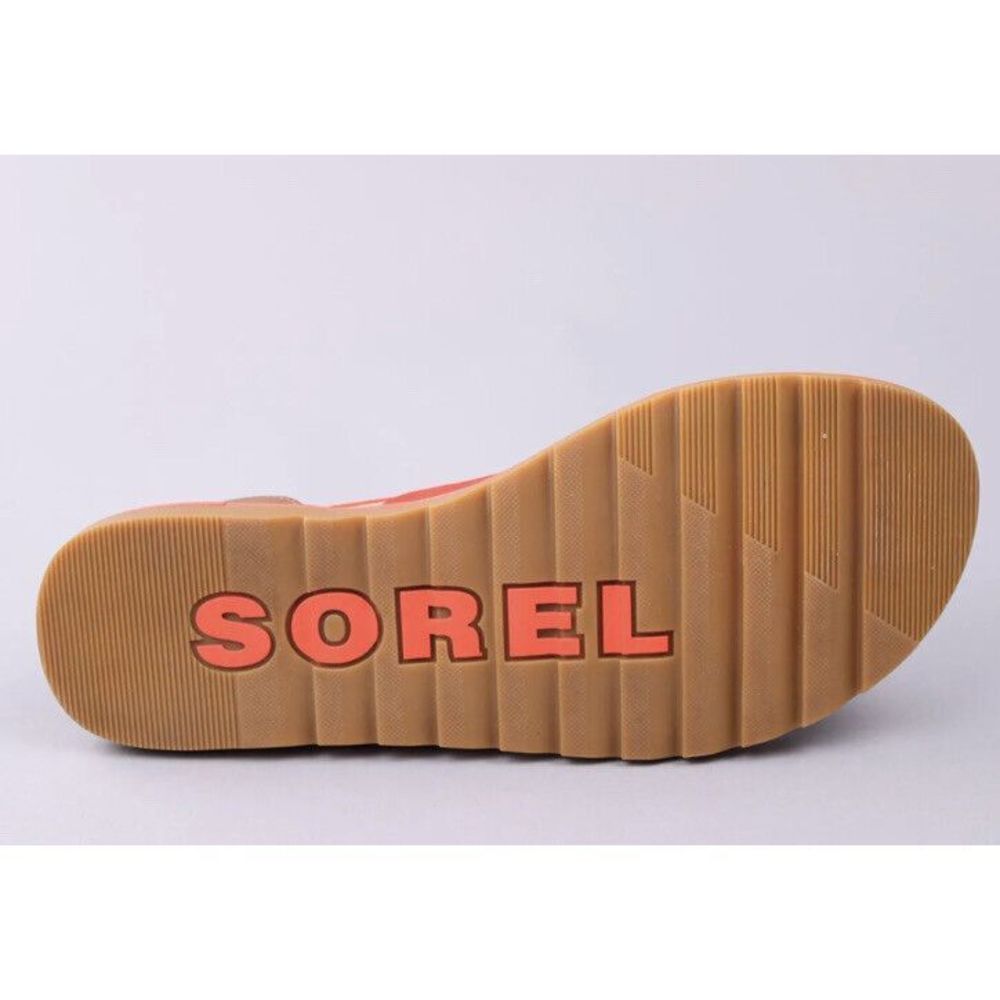 Sorel Womens Sz 7M Ella II Red/Rouge Sandals Ankle Cross Strap Strappy Flats NIB - Picture 3 of 16